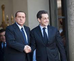 Sarkozy et Berlusconi  s'entendent sur l'immigration